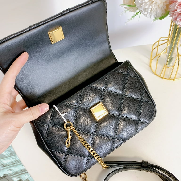 Tory Burch 153399 Willa Mini Top Handle Bag Black - Walmart.com