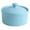 Blue, variant on BinKFF Porcelain Ramekin with Lids and Handles Oven Safe, Round Ramekins Souffle Creme Brulee Baking Dish, Pudding Custard Dish, Individual Servings Mini Casserole Dishes