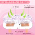 thumbnail image 2 of Máscaras de ojos Steam XPCARE, paquete de 32 unidades, para aliviar los ojos secos (rosa), 2 of 7