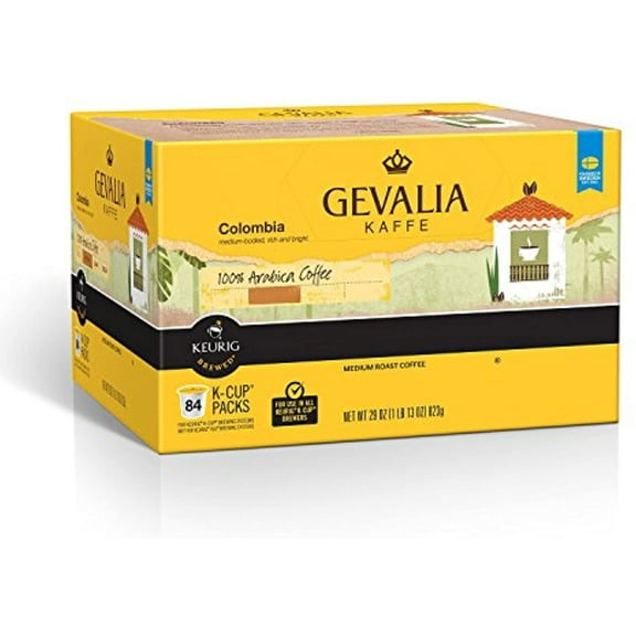 Gevalia Colombia K-Cup Packs - 84 Count, Medium Roast