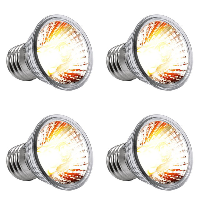Bombilla de reptiles UVA+Lámpara de espectro de calefacción de tortugas UVB (50W)