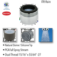 thumbnail image 2 of Rain Spray Shower Faucet Aerator ITR Spray Water Saving Standard Size Low Flow, 2 of 5