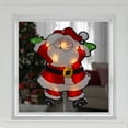 thumbnail image 2 of Northlight 16.25" Lighted Holographic Santa Claus Christmas Window Silhouette, 2 of 3