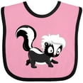 thumbnail image 3 of Inktastic Cute Woodland Animal Skunk Boys or Girls Baby Bib, 3 of 4
