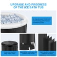 thumbnail image 6 of Rocita Foldable Ice Bath Tub compatible with Water Chillers, Portable Cold Plunge with Cover for Athletes and Adult, 6 of 9