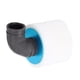 thumbnail image 5 of Filtro de aire de aluminio, piezas de goma, repuestos, diseño compacto, compatible con Azul, 5 of 5