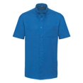 thumbnail image 1 of Russell Collection Chemise Oxford à Manches Courtes pour Hommes Entretien Facile, 1 of 3