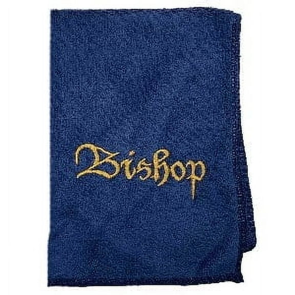 Pastor Towel-Bishop-Navy Microfiber