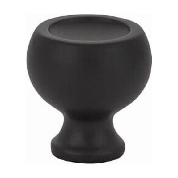 Emtek Flat Black Knobs 86315US19 86315US19