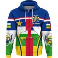 thumbnail image 2 of Sudadera con capucha con estampado de mapa de la bandera de África Central, emblema nacional, ropa para hombre 2024, chándal informal de calle para hombre, 2 of 4