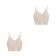 thumbnail image 2 of Qarigey Top de mujer Top de punto de moda Tops de algodón Tank Crop Tops Lencería Type3 NO3, 2 of 6