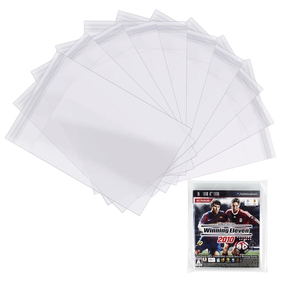 Fundas plásticas resellables ASTONEY de 100 unidades para caja de juego de PS3