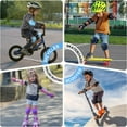 thumbnail image 4 of TELOLY Kids/Youth Knee Pad Elbow Pads for Roller Skates Cycling BMX Bike Skateboard Inline Rollerblading, Skating Scooter Riding Sports, 4 of 4