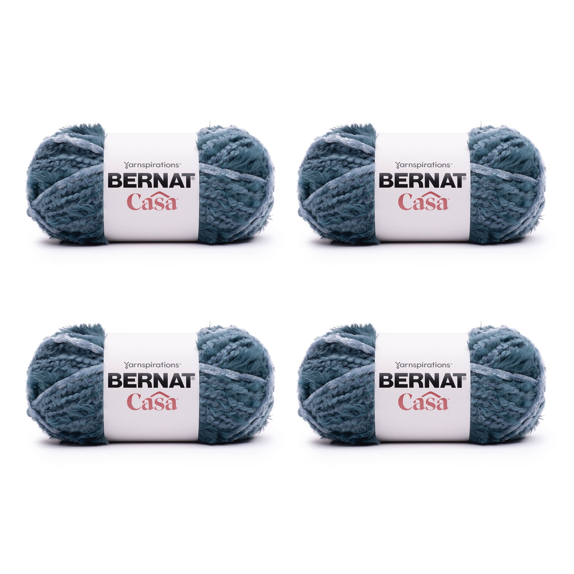 Bernat® Casa™ 6 Super Bulky PolyesterAcrylic Yarn, Mineral Blue 7.9oz