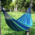 thumbnail image 2 of Double Brazilian Hammock for 2, Extra Large Cotton, 260 x 150 cm, 300 kg Capacity, 2 of 5
