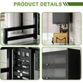thumbnail image 4 of HOUGEET Dish Drying Rack Over The Sink, 2-Tier Kitchen Utensil Storage Organizer Shelf, Space-Saving ，Efficient Sink Drainer and Storage Solution - 85cm/33.46in (Black, 4 of 9