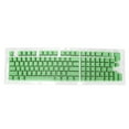 thumbnail image 2 of Two Colors Injection Keyboard Keycaps, OEM Keyboard Keycaps Wear  Ergonomic Design  for 78/82/84/87 Keys Keyboard for 61/64/68/71 Keys Keyboard Orange Red Black Letters,Black Red, 2 of 8