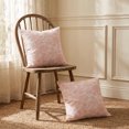 thumbnail image 4 of REGALWOVEN 1 Pc Vintage Embroidered Floral Throw Pillow Covers Cushion Cases for Elegant Home Decor and Cozy Living Room Aesthetic Pink 18 x 18 Inch, 4 of 6