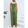 thumbnail image 2 of Combinaison Longue Sans Manches Boho, Combinaison Ample Décontractée avec Poches, Vêtements pour Femmes, 2 of 14