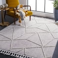thumbnail image 2 of SAFAVIEH Marrakesh Maxwell Geometric Polyester Area Rug, Grey/Ivory, 6'7" x 6'7" Square, 2 of 8