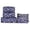 A002- Dark Blue, variant on Travel Packing Cubes Navy Blue Floral 6 Piece Set Water Resistant Dustproof Storage Bags For Travel