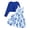 Blue, variant on Girls 2 Piece Dress Set Sleeveless Bubble Dress with Cardigan & Side Pockets for Party Daily Wear Size 5-12Y
