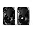 thumbnail image 4 of Altavoces para computadora, Altavoces para PC con alimentación USB Estéreo Mini Control de Volumen Multimedia, Luces RGB para Juegos Altavoces Jack para PC Monitor de computadora portátil de, 4 of 4