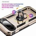 thumbnail image 6 of Dteck Case for Google Pixel 9 Pro / 9, with Finger Ring Holder Kickstand, Military Grade Stand Cover Phone Cases Compatible for Google Pixel 9 Pro / 9, Gold, 6 of 7