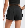 thumbnail image 3 of CRZ YOGA Girls Feathery-Fit Soft 2 in 1 Athletic Shorts Tennis Soccer Running Casual Liner Pockets Kids Teen, 3 of 6
