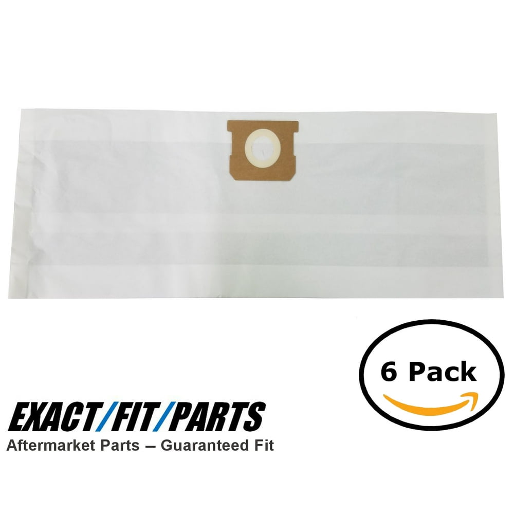 6 Pack Standard Bags for Shop Vac 90661 5 6 8 Gallon