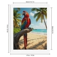 thumbnail image 2 of Paint By Numbers Kit for Adults Beginner - Tropical Parrot Beach Scene DIY Canvas Painting Kits for Adults, Frameless Paint By Number for Adults for Home Wall Decor 16x20 Inch, 2 of 7
