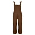 thumbnail image 5 of jsaierl Mens Work Bib Overalls Baggy Lightweight Jumpsuit Big and Tall Coveralls Loose Fit Cargo Workwear with Snaps Pockets, 5 of 6