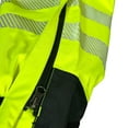 thumbnail image 6 of Carhartt Mens Hi-Vis Storm Defender Waterproof Pants 2XLTall (46X33)Yellow Black, 6 of 8