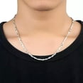 thumbnail image 5 of EOEMY Cool 925Sterling Silver 4mm Big Waterwave Links Chains Unisex Necklace 16"-30"-22", 5 of 8