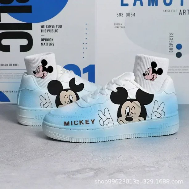 Nuevas zapatillas de deporte de dibujos animados de Disney Stitch Angel para mujer, transpirables y versátiles, zapatos de tabla para parejas, lindos zapatos de ocio para estudiantes Y2k