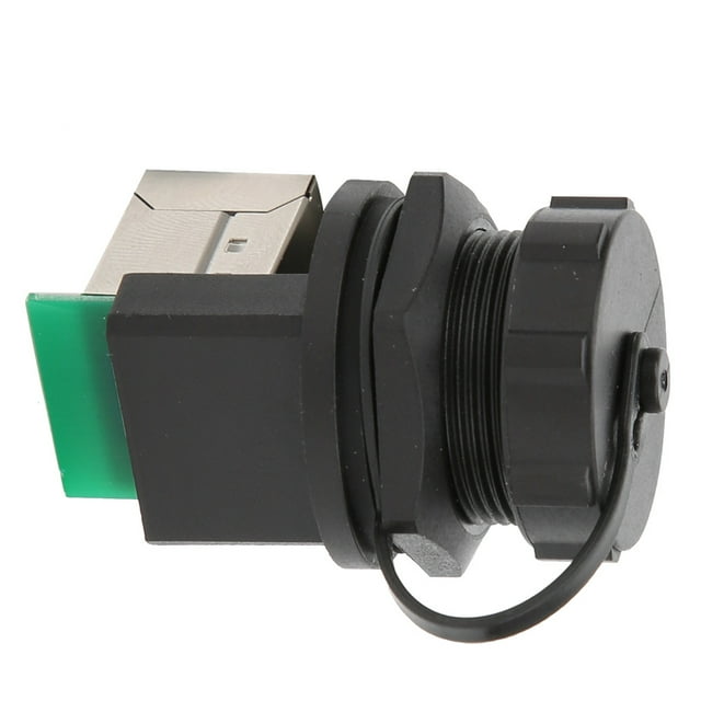 Hilitand 2 Pcs Adaptateur RJ45 RJ45-90° Double Prise Extérieure Coupleur Ethernet