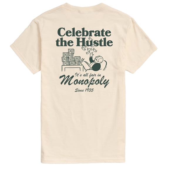Monopoly - Celebrate The Hustle - Men's Short Sleeve Graphic T-Shirt
