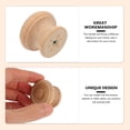 thumbnail image 3 of 10 Pcs Wooden Round Cabinet Handles and Door Knobs for Kitchen Cabinets, and Delicate Design, 3 of 6