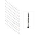 thumbnail image 4 of Anches de Réparation de Métal, Anches de Réparation de Clarinette Tailles Raisonnables Robuste Remplacement Facile 30Pcs pour l'Entretien des Instruments à Vent, 4 of 8