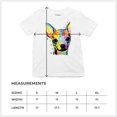 thumbnail image 5 of Tee Hunt Dean Russo Cute Chihuahua Youth T-Shirt Neon Colorful Dog Kids, White, Medium, 5 of 5