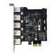 thumbnail image 3 of Adaptador De 7 Puertos Usb 3.0 Tarjeta De Expansión Pci Express (pcie) Súper Rápida Para Ratón, 3 of 3