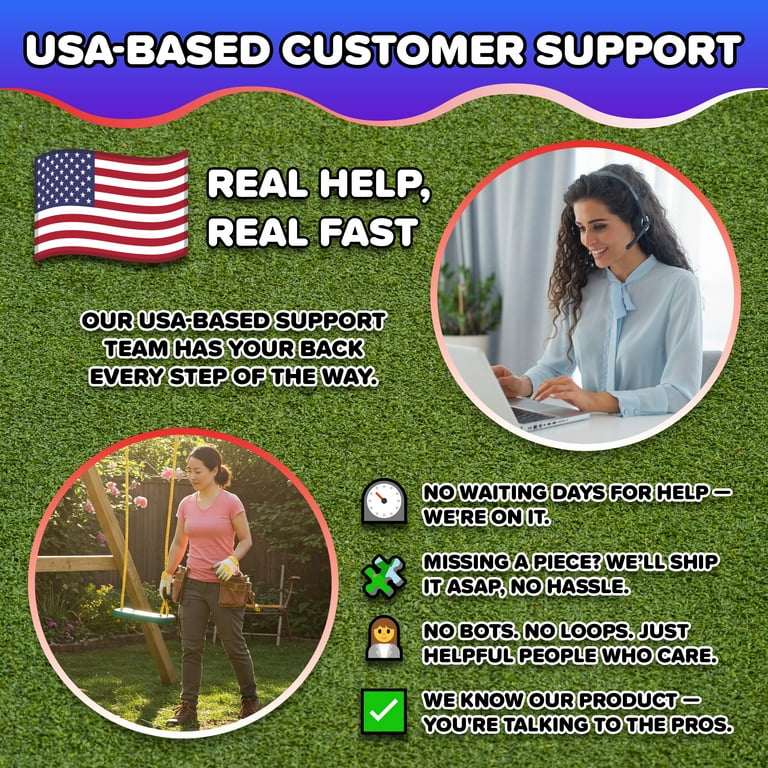 Sportspower Super Saucer Metal Swing Set with 2 Swings