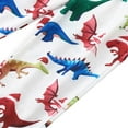 thumbnail image 5 of Tenue d'Intérieur Imprimé Dinosaure Col Parent-Enfant Manches Longues Costume Robe Parents et Enfants, 5 of 5