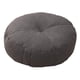 thumbnail image 4 of Cojín de suelo redondo como asiento decorativo, apto para interiores y exteriores. Gris oscuro, 4 of 9