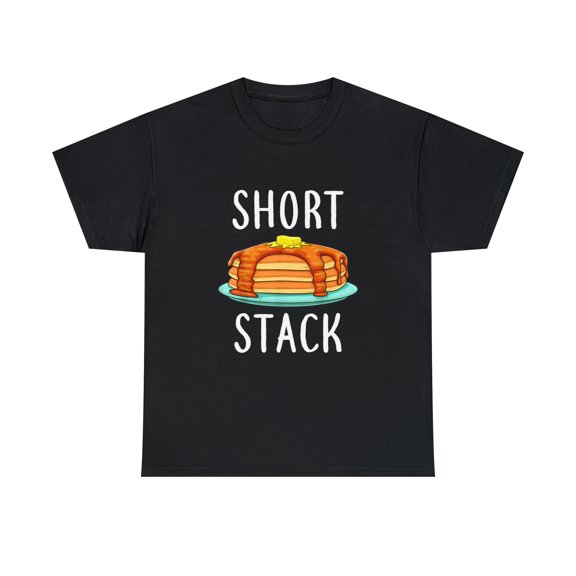 Funny Short Stack Pancake Brunch Food Tshirt