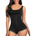 thumbnail image 1 of Women's Shapewear Tummy Control Zip Open Front Bodysuit, 1 of 4