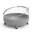 thumbnail image 3 of Slanted Bowl for Small Dogs and Cats Tilted Stainless Steel Feeding Bowl with Plastics Stand Detachable Pet Feeder, 3 of 10