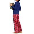 thumbnail image 7 of MINTREUS Womens Pajama Sets Soft Long Sleeve Sleepwear Ladies Loungewear Two Piece Pjs with Pockets, 7 of 7