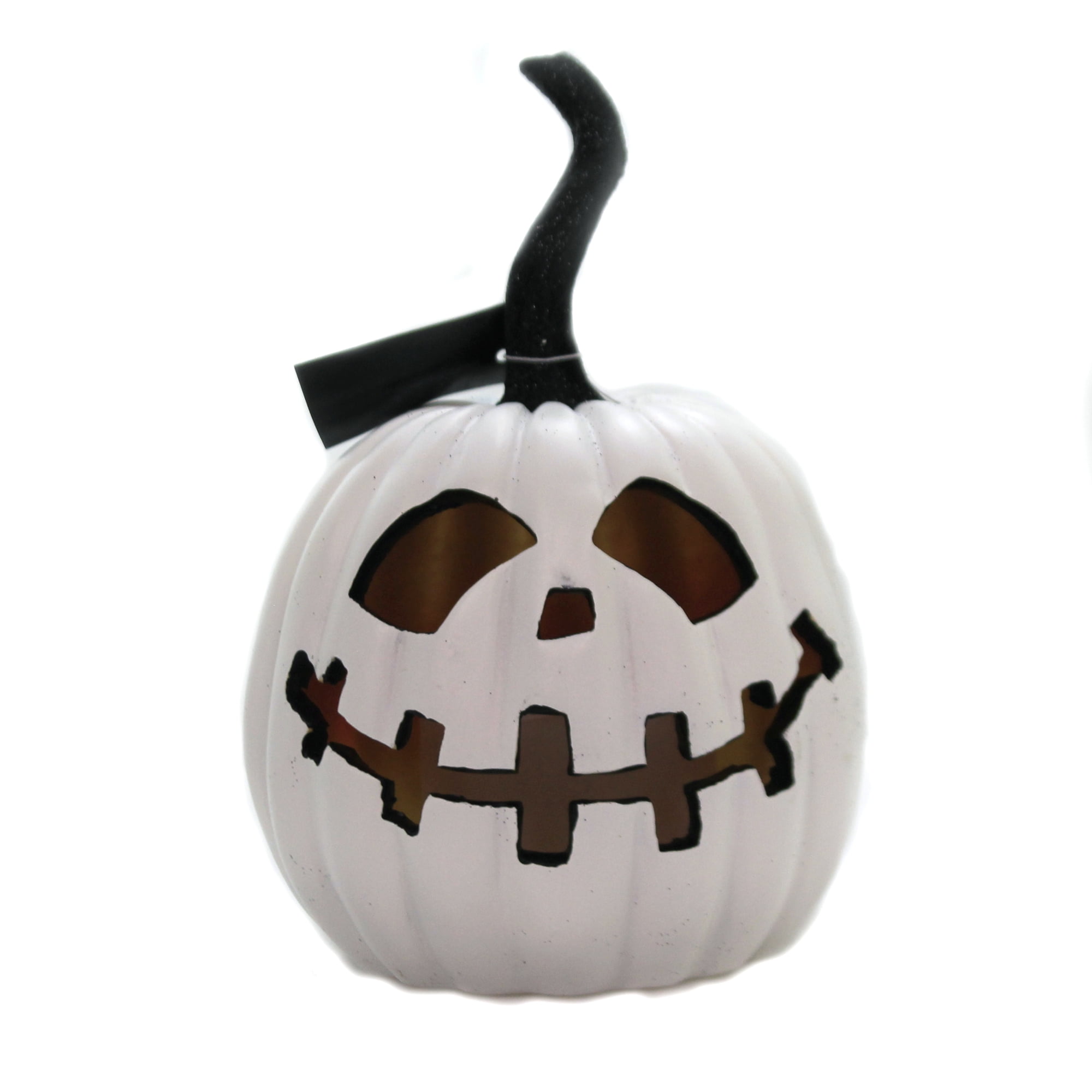 Halloween Jack O Lantern Polyresin Pumpkin Carved 41490A Stitch