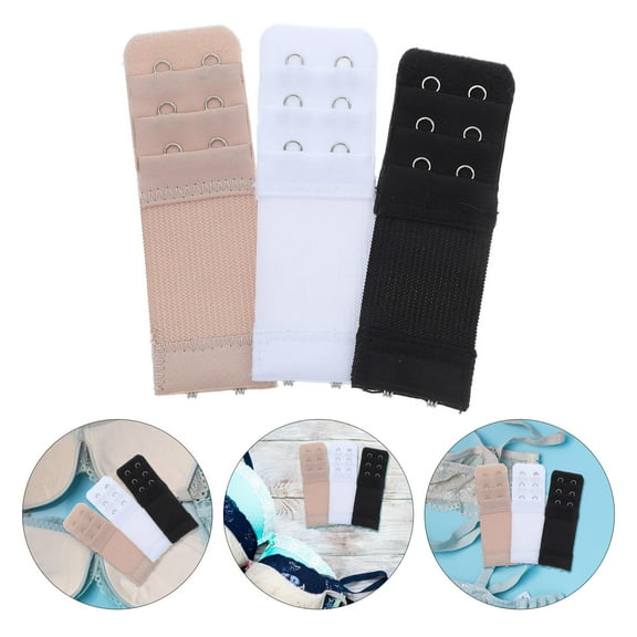 Mobutofu Bra Extension Buckle 6Pcs for Women Expand Bra Size Comfort Enhancement Pregnancy Band Extenders